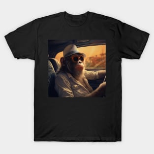 Vacationing Monkey T-Shirt